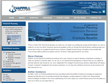 Tablet Screenshot of chappellfinancialgroup.com